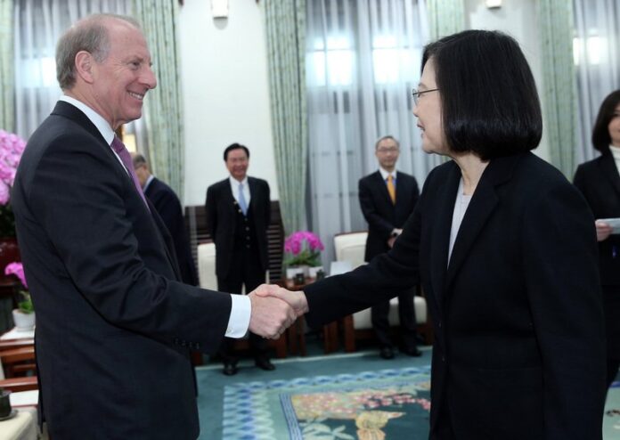 Tsai Ing-wen y Richard Haass
