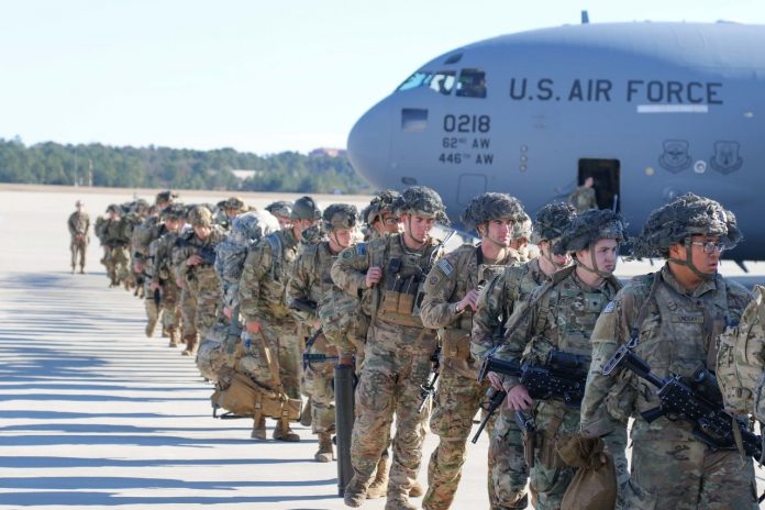 Immediate Response Force Paratroopers Deploy